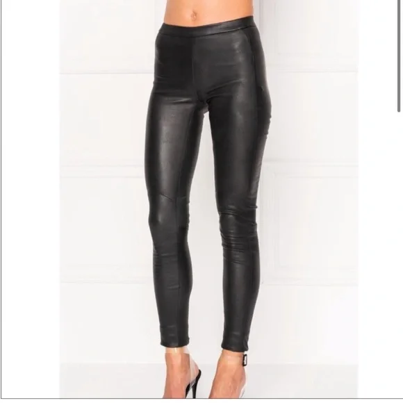 Lamarque Kelly Leather Leggings 6